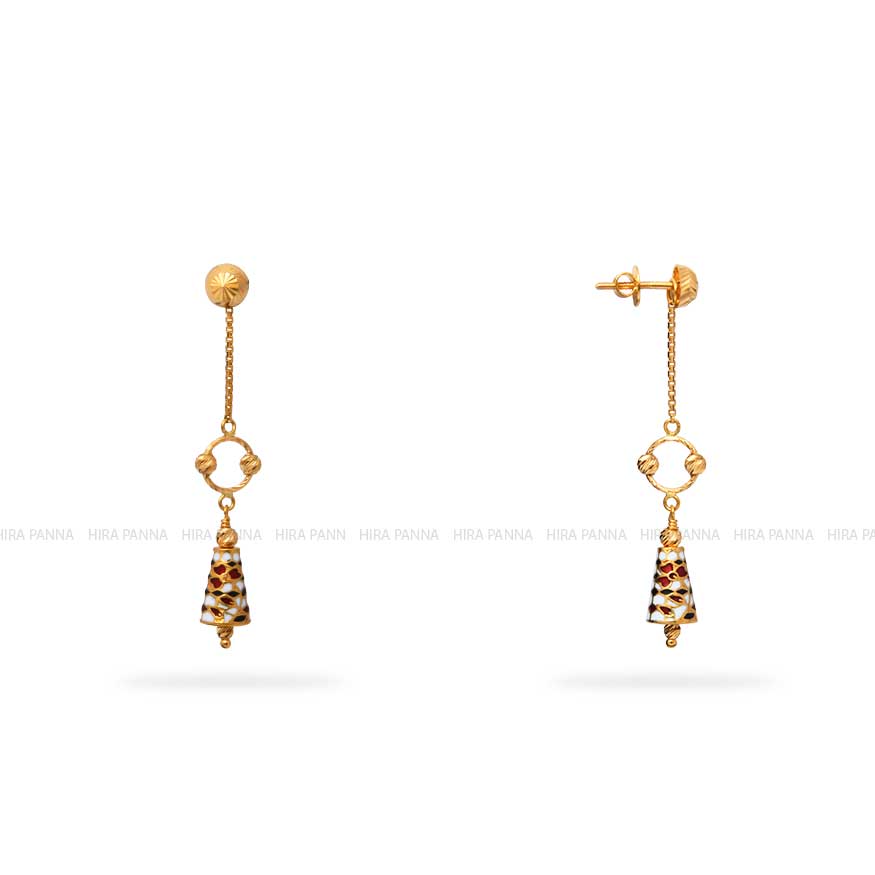 Gold Hanging Earrings
