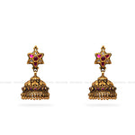Load image into Gallery viewer, Kundan Jhumka Earrings