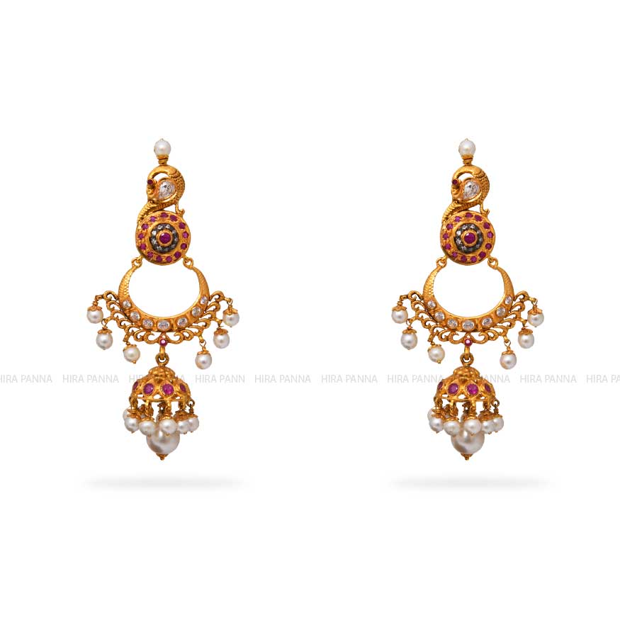 The Asmita Silver Chand-Bali Earrings — KO Jewellery