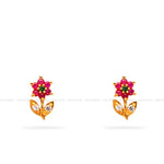 Load image into Gallery viewer, Kids Gold Flower Stud Earrings