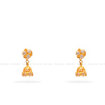 Load image into Gallery viewer, Kids Gold 2 in 1 Hanging Earrings