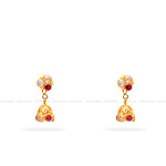 Load image into Gallery viewer, Kids Gold 2 in 1 Hanging Earrings

