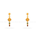Load image into Gallery viewer, Gold 2 in 1 Hanging Earrings