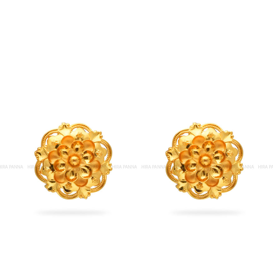 Gold Stud Earrings