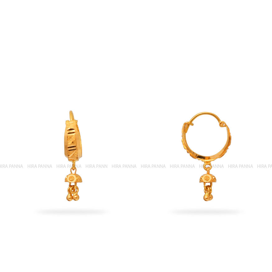 Gold Roundbali Earrings